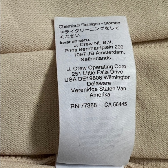Like New! J. Crew Ribbed Scoopneck Knit Dress Cream in Size L - Picture 10 of 14
